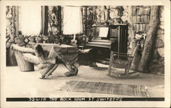 In the Rock Room, Switzer's Camp Postcard