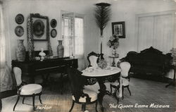 Parlor, Queen Emma Summer Palace Museum Honolulu, HI Postcard Postcard Postcard