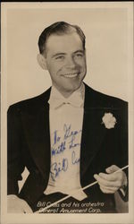 Bill Cross and His Orchestra, Hand Signed Performers & Groups Postcard Postcard Postcard