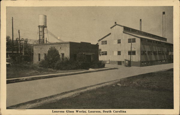 Laurens Glass Works South Carolina