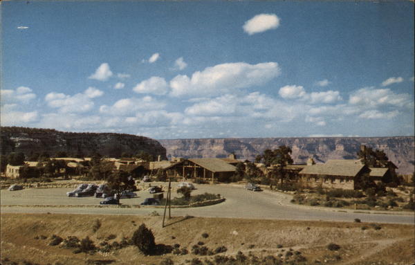 Bright Angel Lodge On The South Rim Grand Canyon National Park Az Postcard