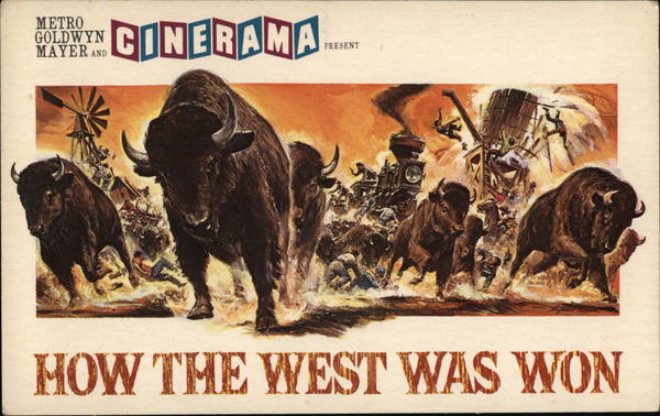 How The West Was Won - MGM Cinerama Movie and Television Advertising