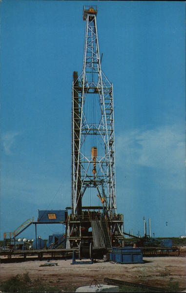 Oil - Black Gold Oil Drilling Rig - The Titan of the Southwest