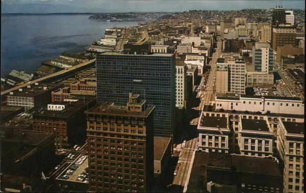 From Smith Tower's Observation Platform Seattle Washington