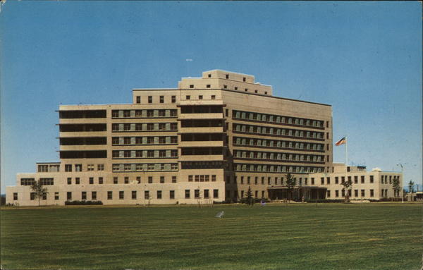 Veteran s Hospital  Spokane  WA Postcard