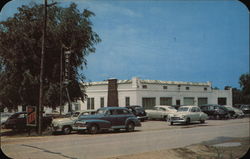Atkins Grill and Court Postcard
