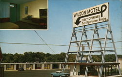 Wilson Motel Camden, NJ Postcard Postcard Postcard