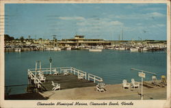 Clearwater Municipal Marina Postcard