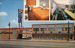Alamo Motel Detroit, MI Postcard Postcard Postcard