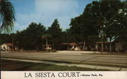 La Siesta Court Postcard