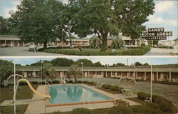 Gandy Motor Lodge Postcard