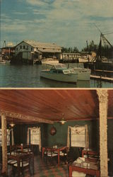 Fish House Dining Room Postcard