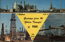 The Golden Triangle of Texas Beaumont, TX Postcard Postcard Postcard