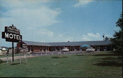 Topping's Motel Postcard