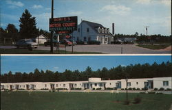 Bowie's Motor Court Lorne, VA Postcard Postcard Postcard