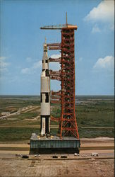 Apollo/Saturn V Facility Vehicle Postcard