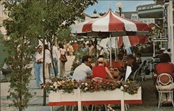 Luncheon on Victorian Mall Postcard