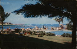 Terrace and Pool Puerto Rico Postcard Postcard Postcard