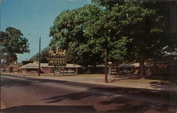 New Town House Motel Postcard