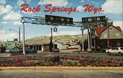 Major Highway Intersection Rock Springs, WY Postcard Postcard Postcard