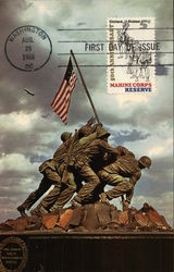 Iwo Jima Statue Arlington, VA Marines Postcard Postcard Postcard