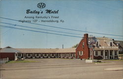 Bailey's Motel Harrodsburg, KY Postcard Postcard Postcard