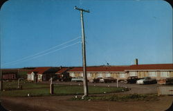 Red Brick Motel Postcard