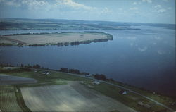 Aerial View Long Lake, ME Postcard Postcard Postcard