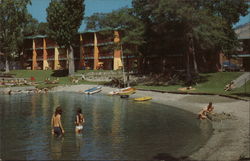 Campbell's Lodge, On Lake Chelan Postcard