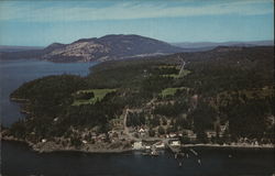 Orcas Island Ferry Landing Washington Postcard Postcard 
