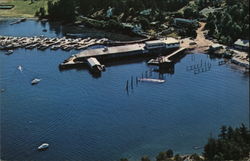 Aerial View Roche Harbor, WA Postcard Postcard Postcard