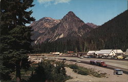 Summit of Snoqualmie Pass Washington Postcard Postcard Postcard