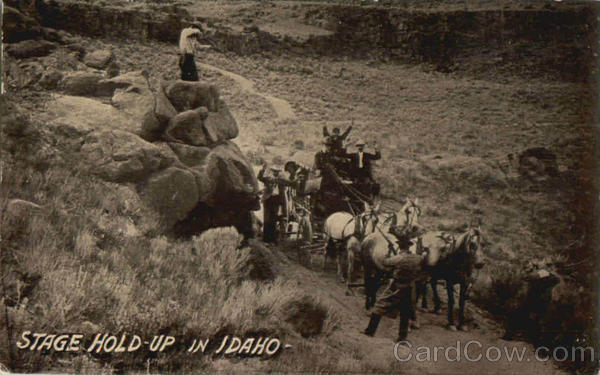 State Hold-Up In Idaho Cowboy Western