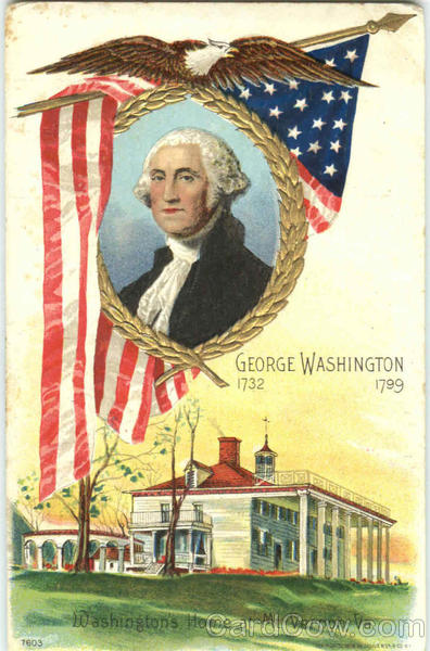 Washington's Home At Mt. Vernon Virginia Patriotic