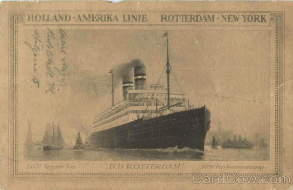 Holland America Linie Rotterdam Boats, Ships
