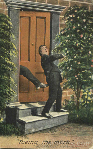 Toeing The Mark Comic, Funny