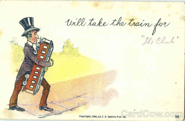 Will Take The Train For The Club Trains, Railroad