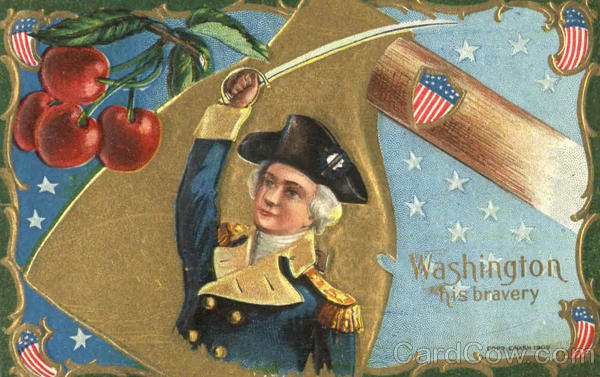 Washington His Bravery Patriotic