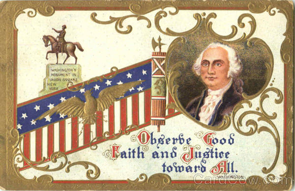 Washington's Monument In Union Square New York Patriotic