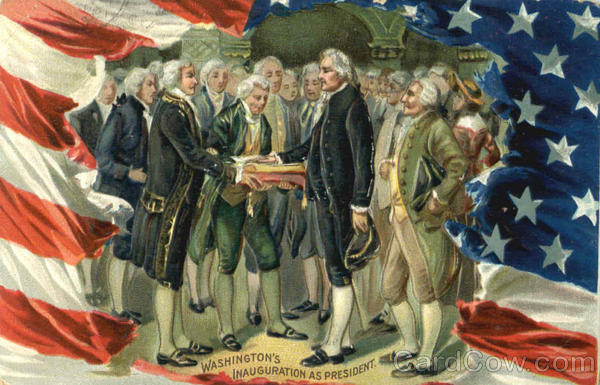 Washington Inauguration As President Patriotic