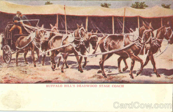 Buffalo Bill's Deadwood Stage Coach Cowboy Western