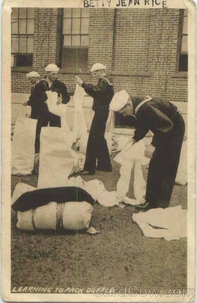 Learning To Pack Duffle Navy