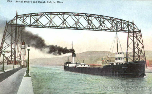 Aerial Bridge And Canal Duluth Minnesota