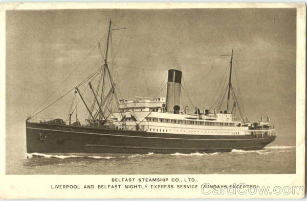 Belfast Steamship Co. Boats, Ships