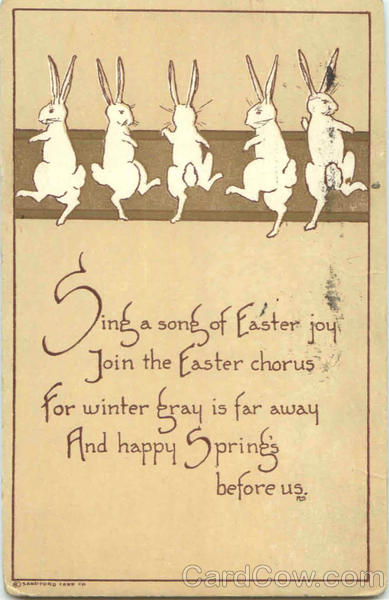 Dancing Bunnies Easter