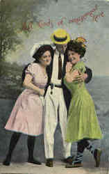 All Kinds Of Amusement Here Postcard