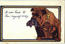 It Was Hard To Tear Myself Away Postcard