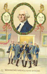 Washington's Farewell To His Officers Patriotic Postcard Postcard