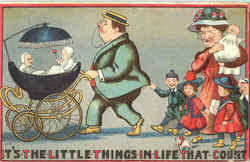 It's The Little Things In Life That Count Postcard