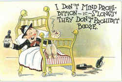 I don't mind prohibition Postcard